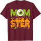 Halloween Costume Momster spooky Halloween T-Shirt - T-Shirt | Maroon
