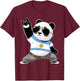 Argentinian Flag Men Women Kids Argentina T-Shirt - T-Shirt | Maroon