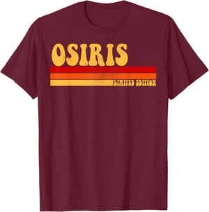 OSIRIS Name Personalized Idea Men Retro Vintage OSIRIS T-Shirt - T-Shirt | Maroon