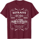La Légende Takes Her Retirement - Funny Retirement 2026 T-Shirt - T-Shirt | Maroon