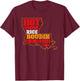 Hot Sauce Rice Boudin Crawfish Boil Louisiana Cajun T-Shirt - T-Shirt | Maroon