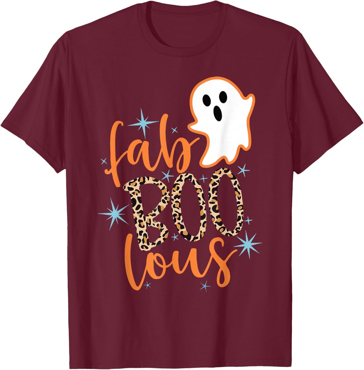 Fab Boo Lous Fabulous Halloween Costumes 90s Retro T-Shirt - T-Shirt | Maroon