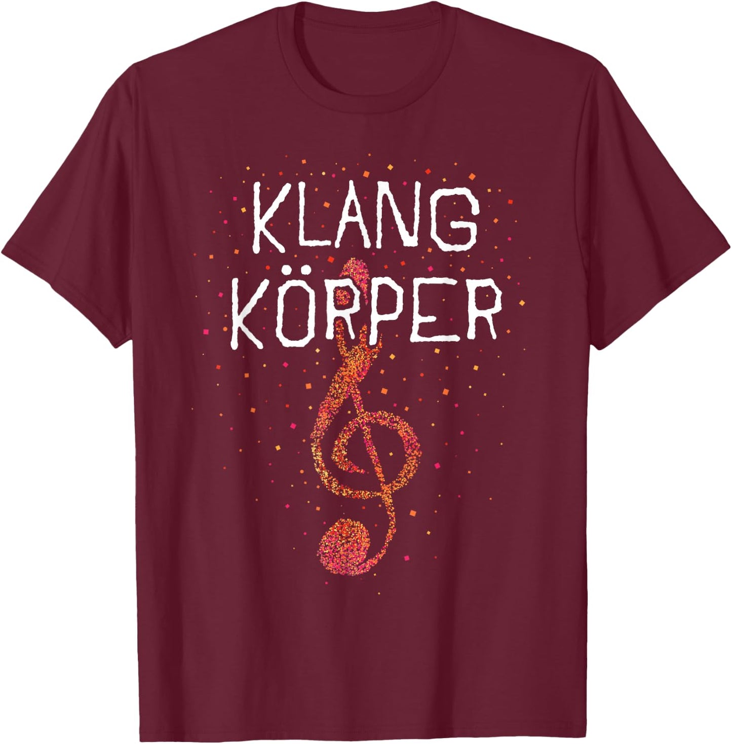 Music Clef Singer Choir Choir Gift T-Shirt - T-Shirt | Maroon