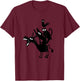 Cool Town Musicians of Bremen Illustration Graphic Designs T-Shirt - T-Shirt | Maroon
