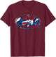 Batman 4th of July Camo Logo T-Shirt - T-Shirt | Maroon