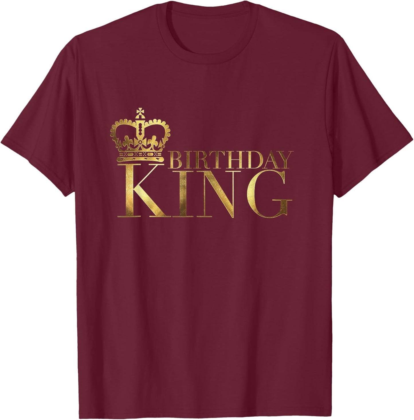 Birthday Costume, Gifts and Decorations Boys Kings T-Shirt - T-Shirt | Maroon