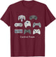 Control Freak Funny Gamer T-Shirt - T-Shirt | Maroon