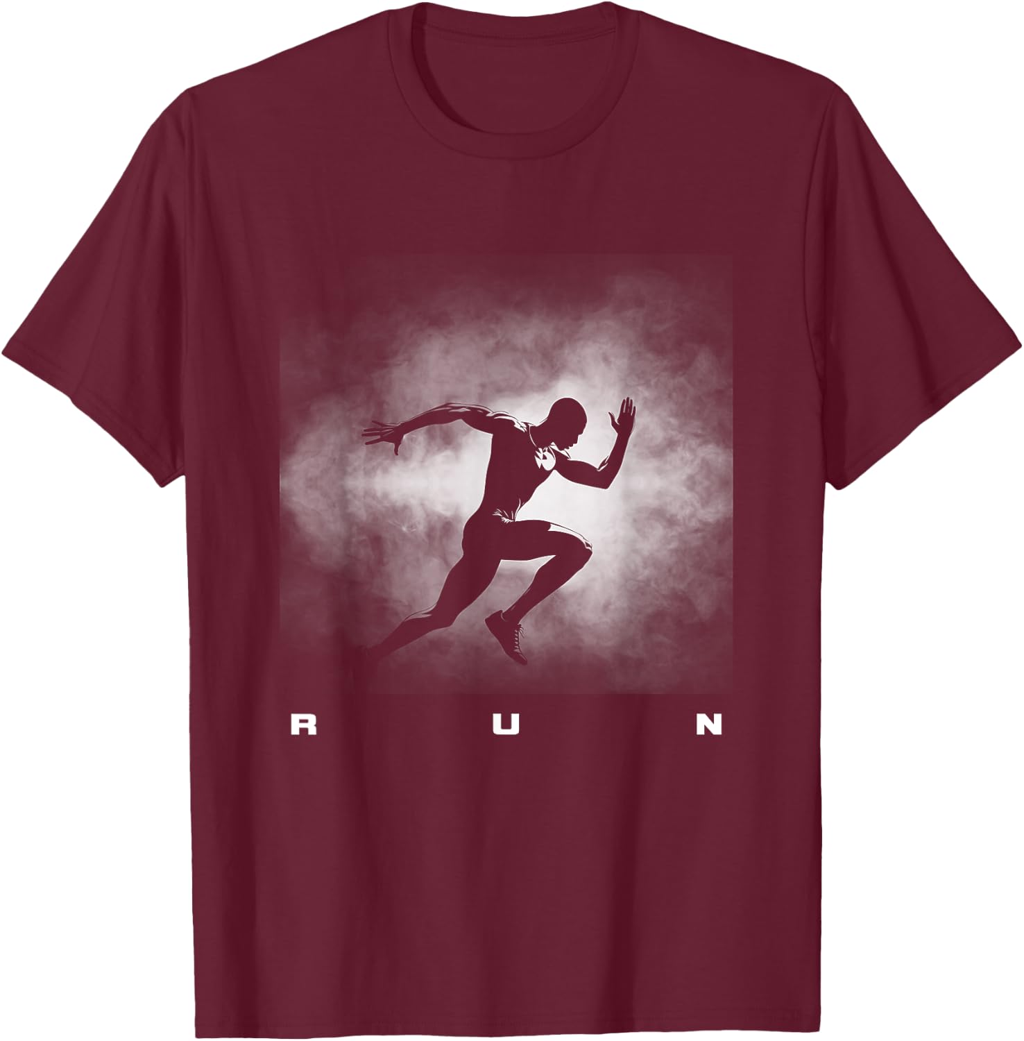 Run Runner Running Track and Field T-Shirt - T-Shirt | Maroon