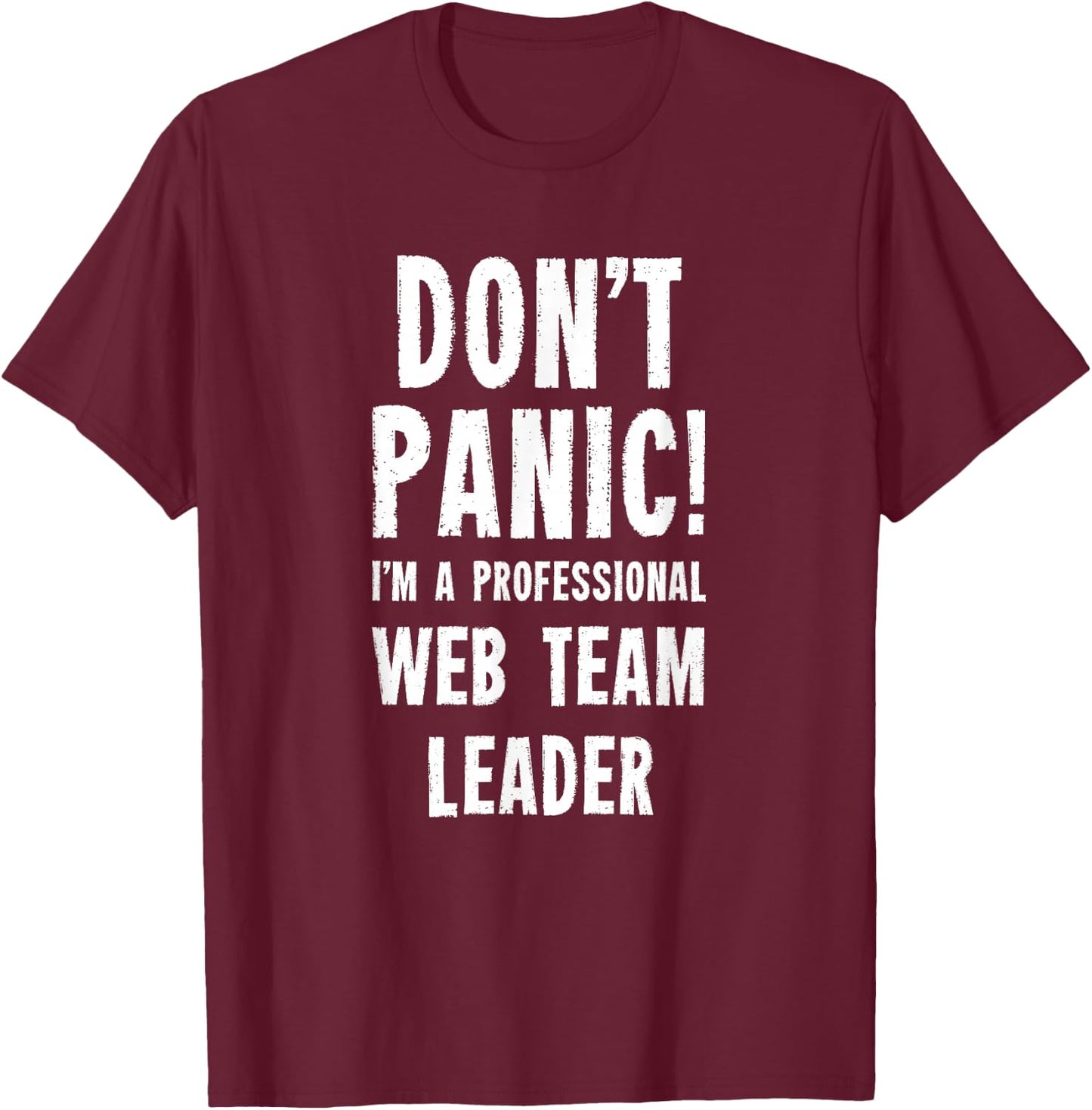 Web Team Leader T-Shirt - T-Shirt | Maroon