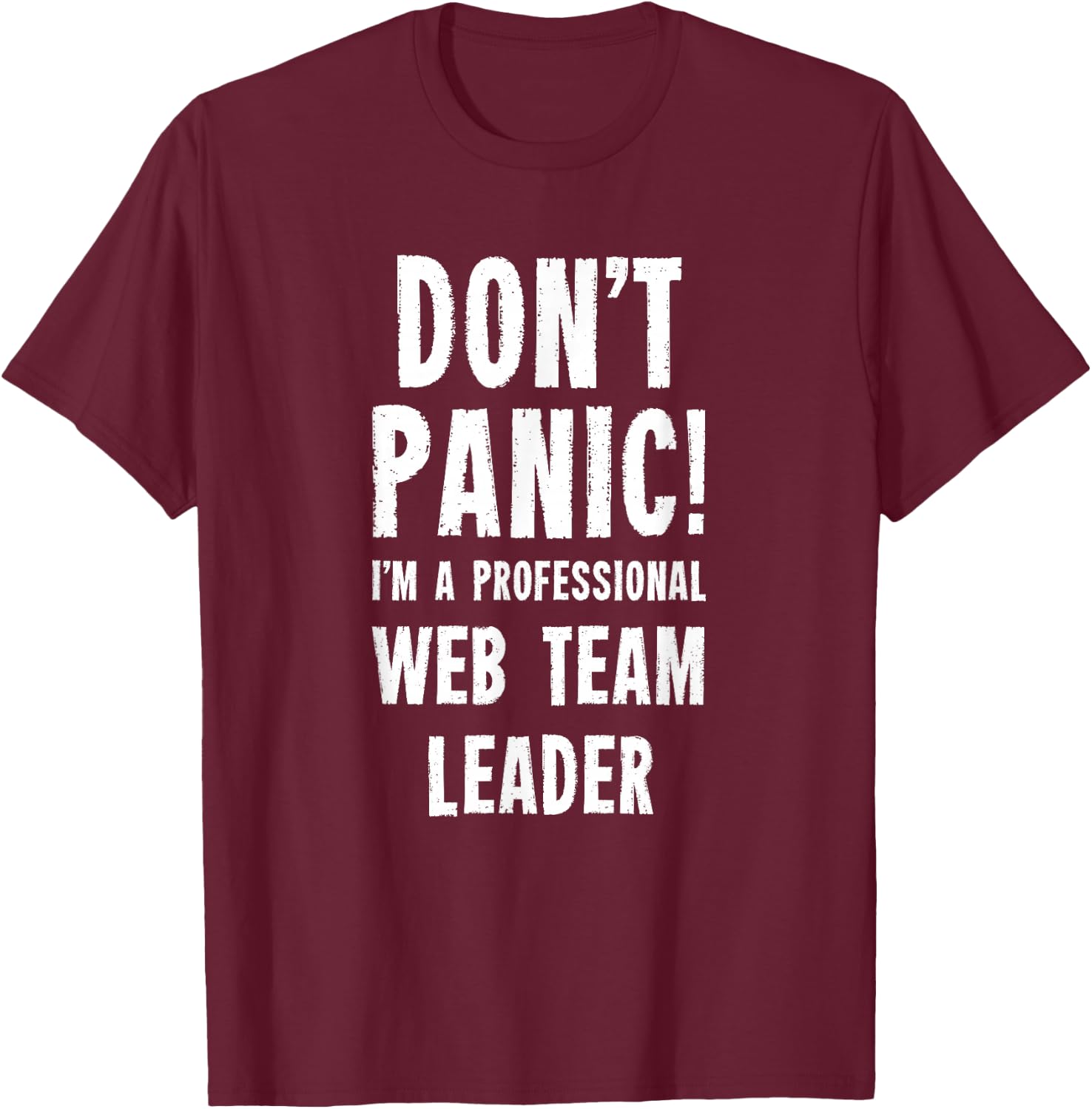 Web Team Leader T-Shirt - T-Shirt | Maroon