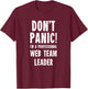 Web Team Leader T-Shirt - T-Shirt | Maroon