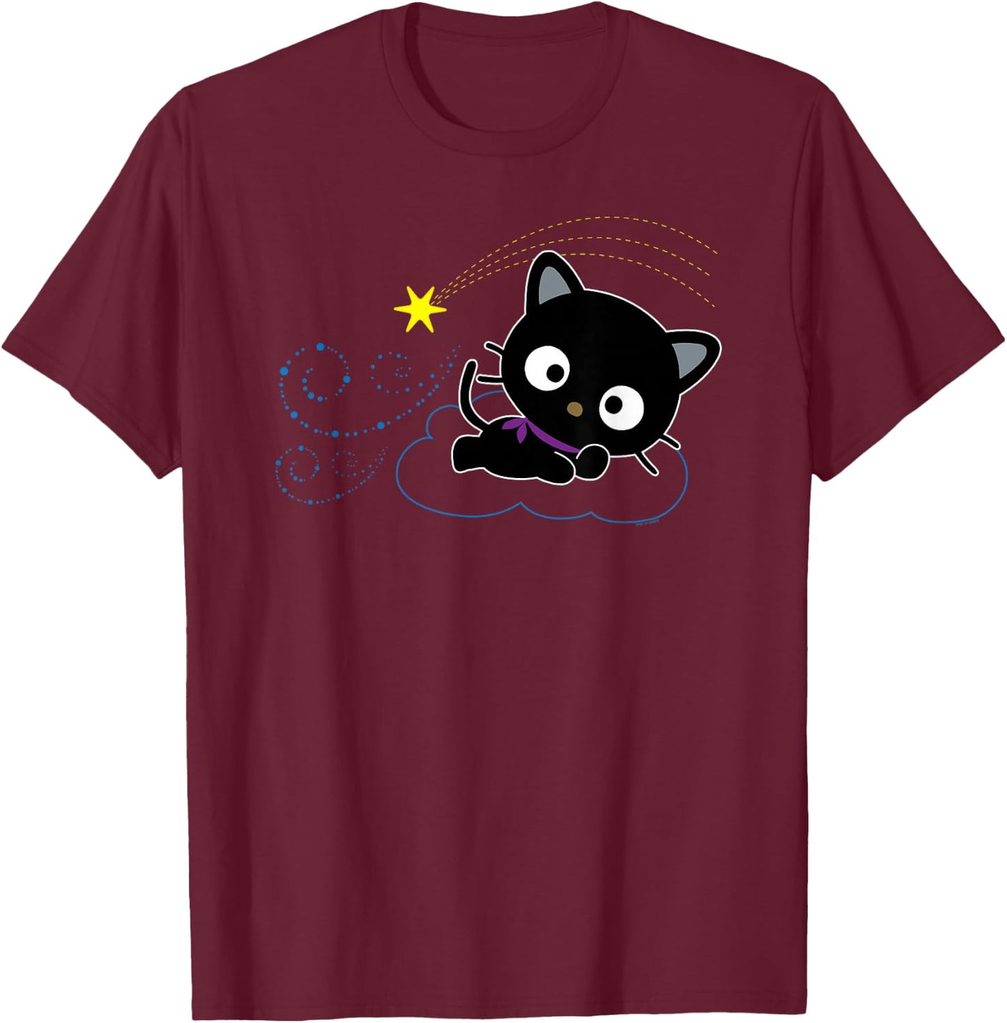 Chococat Shooting Star T-Shirt - T-Shirt | Maroon