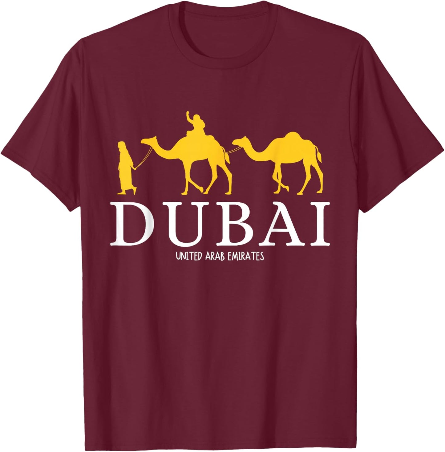 Dubai Camel / Dubai T-Shirt - T-Shirt | Maroon