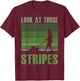 Look At Those Stripes T-Shirt - T-Shirt | Maroon