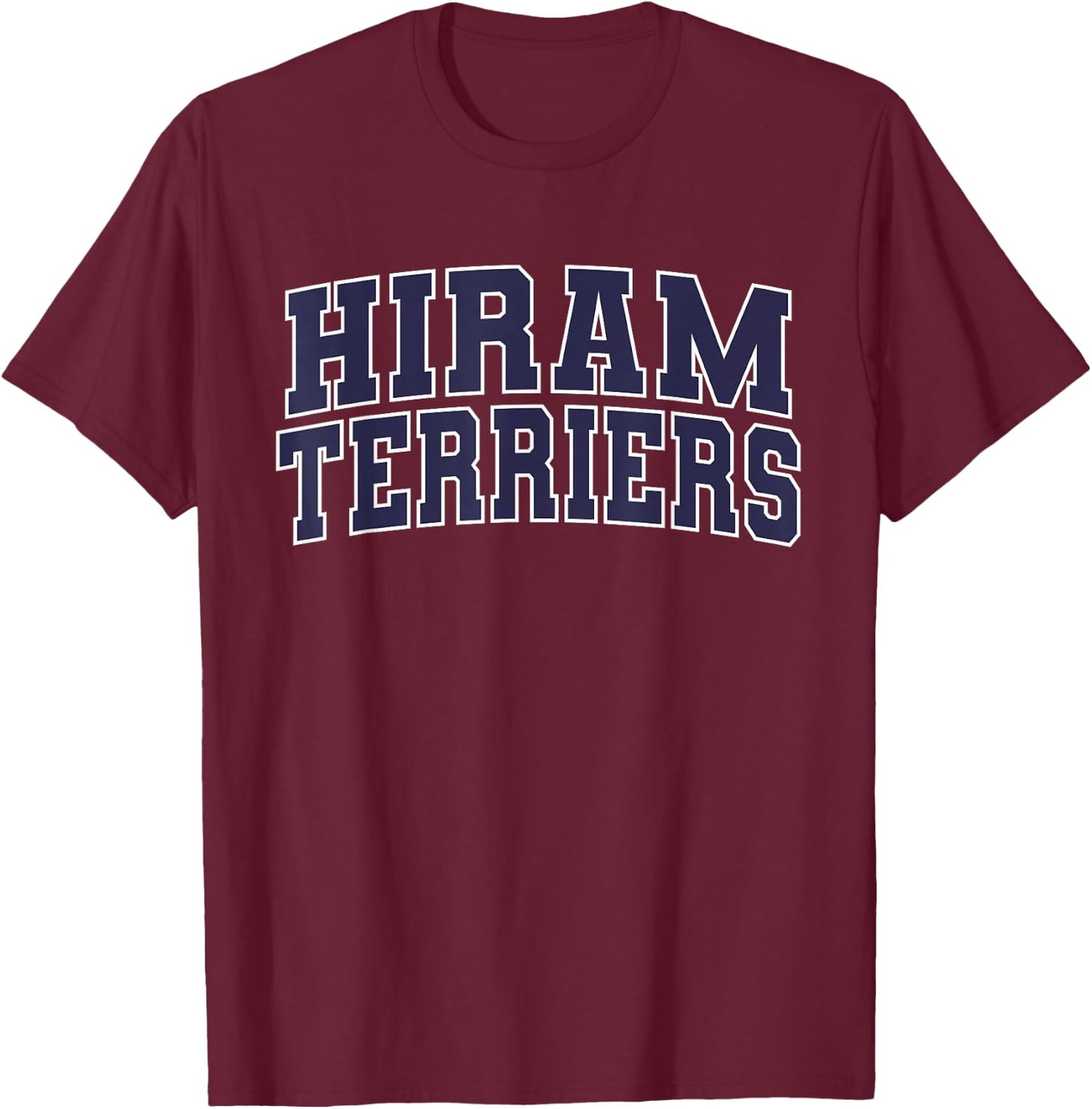Hiram College Terriers Apparel Sports Fan T-Shirt - T-Shirt | Maroon