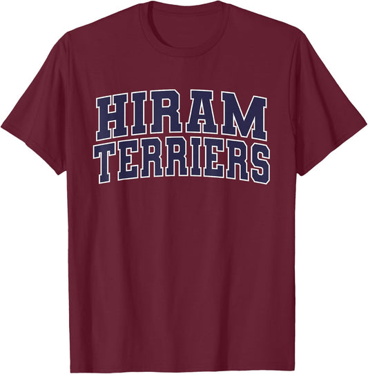 Hiram College Terriers Apparel Sports Fan T-Shirt - T-Shirt | Maroon