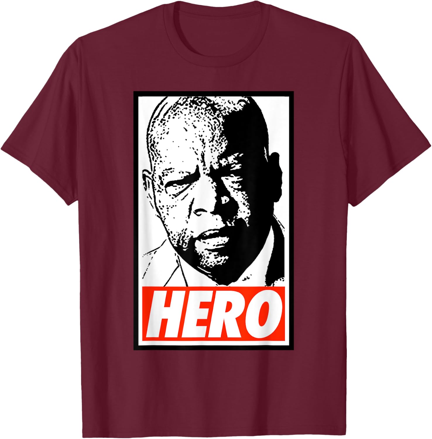 John Lewis HERO T-Shirt - T-Shirt | Maroon
