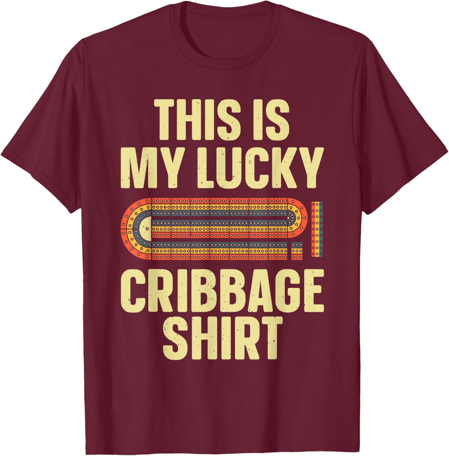 Cool Cribbage Design Women Card Game Cribbage Lover T-Shirt - T-Shirt | Maroon