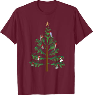 Hairstylist Christmas Shirt T-Shirt - T-Shirt | Maroon