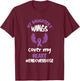 Overdose Awareness My Daughter's Wings Purple Ribbon T-Shirt - T-Shirt | Maroon