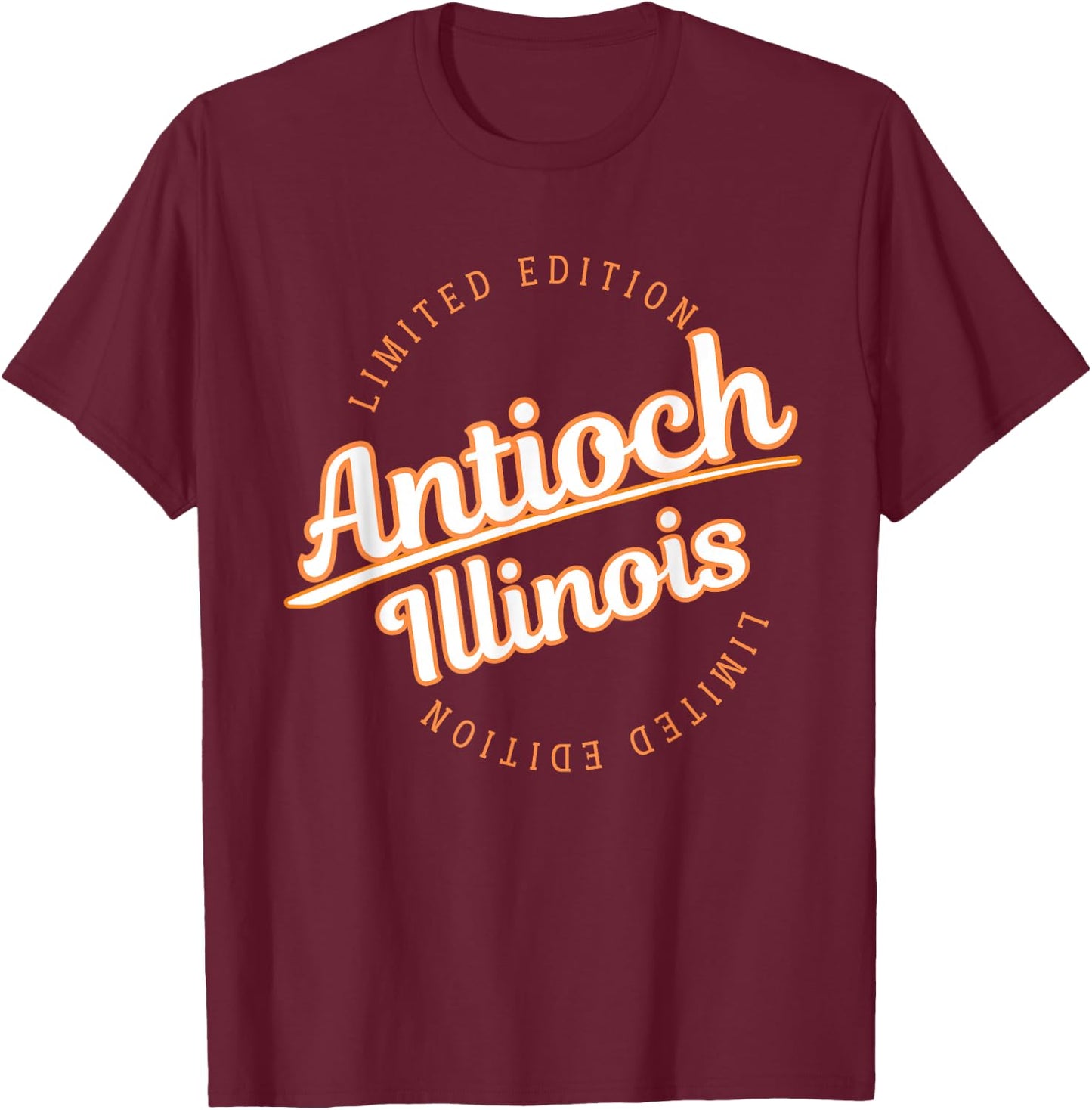 Retro Athletic Antioch IL Apparel T-Shirt - T-Shirt | Maroon