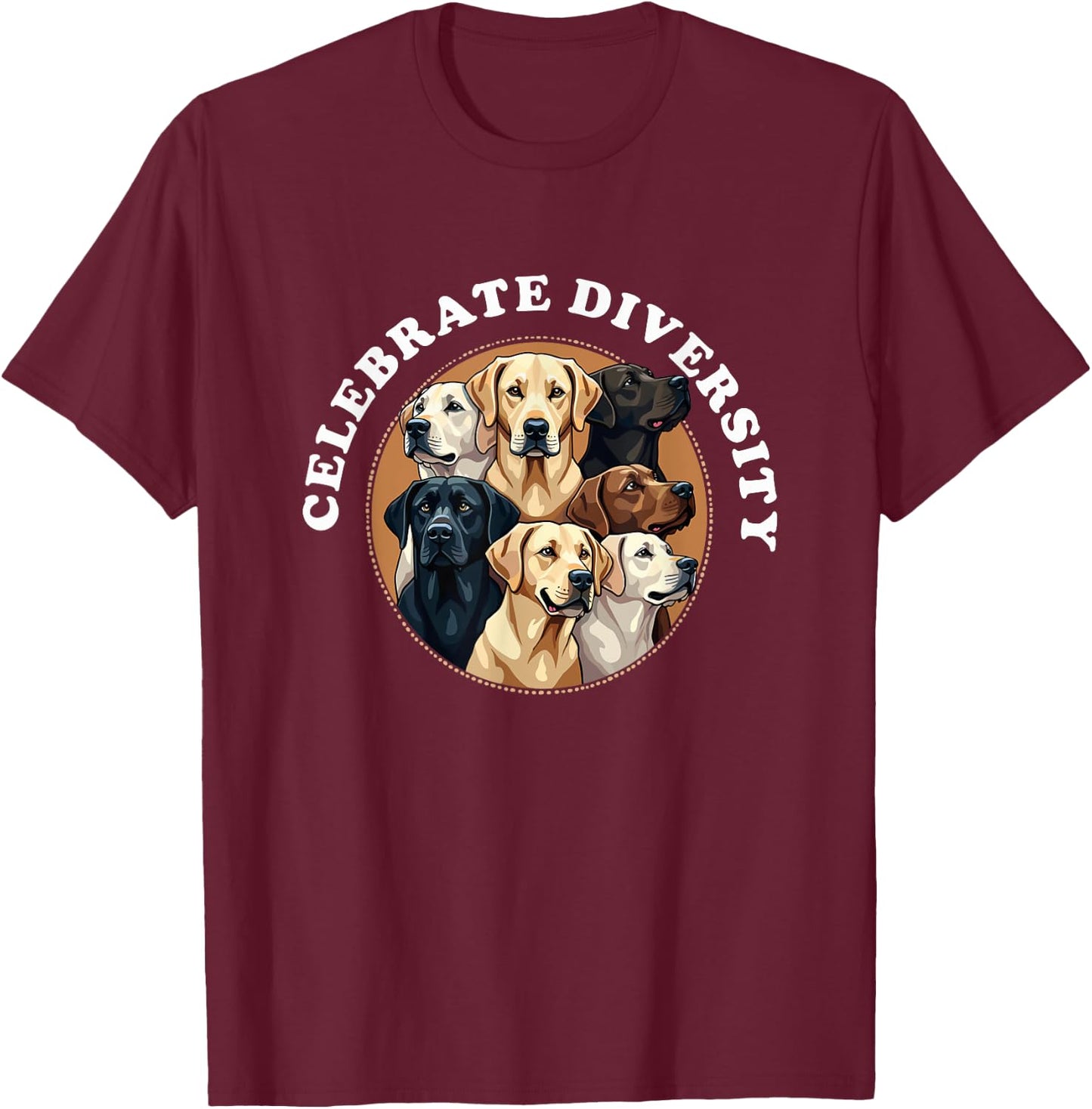 NCM Labrador Retriever Dog -Kids Funny Lab Dog T-Shirt - T-Shirt | Maroon