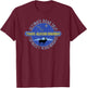 Trans-Alaska Highway Souvenir Al-Can Road Trippers Vacation T-Shirt - T-Shirt | Maroon
