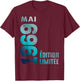Mai 1969 Édition Limitée Mai 1969 T-Shirt - T-Shirt | Maroon