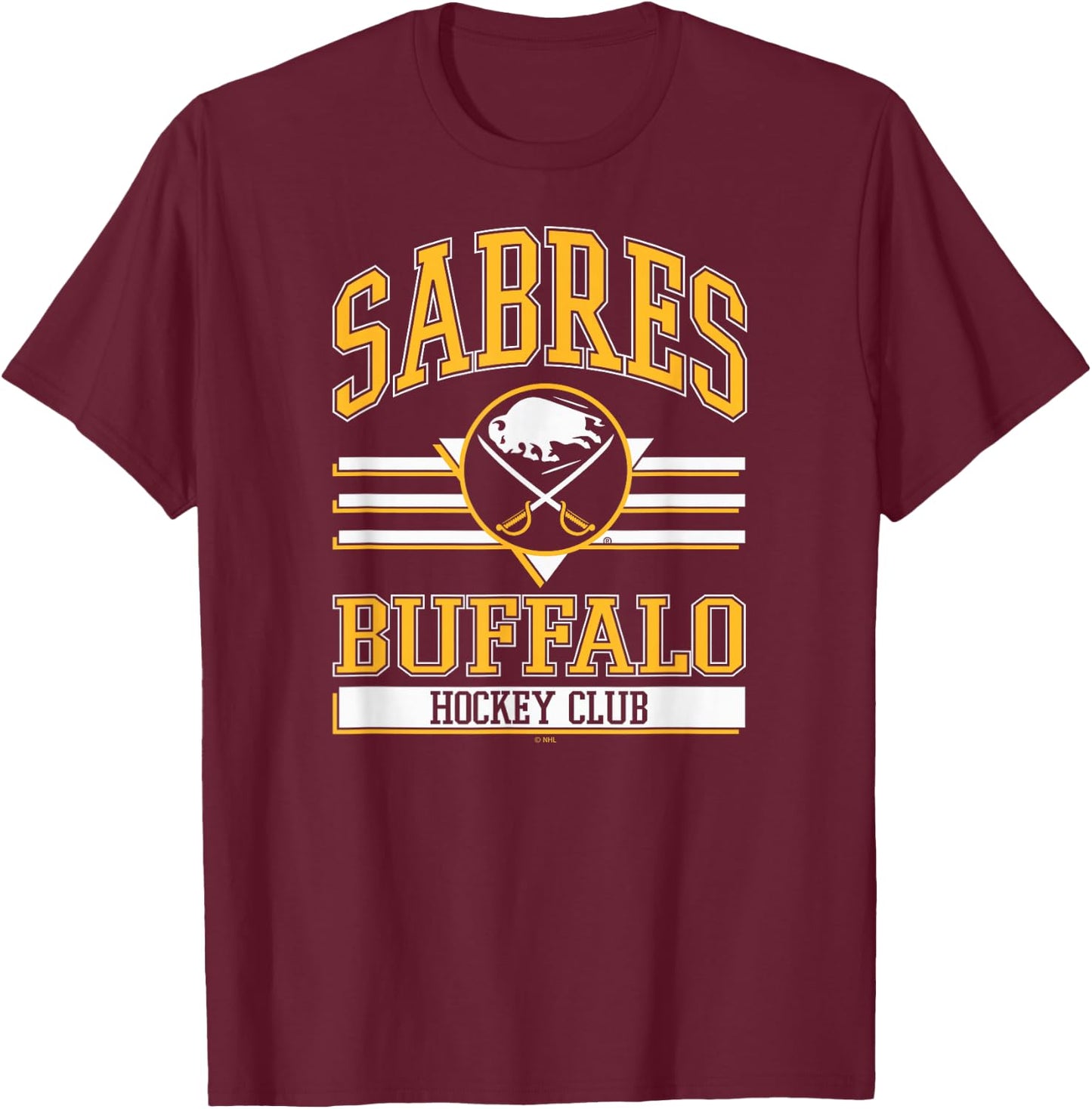 Buffalo Sabres Hockey Club Blue Officially Licensed T-Shirt - T-Shirt | Maroon