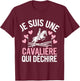 Je Suis Une Rider Who Tears , Black, S T-Shirt - T-Shirt | Maroon