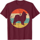 Pomeranian Retro Style Dog T-Shirt - T-Shirt | Maroon