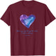 Isaiah 43:2 When You Pass Through The Waters Quotes T-Shirt - T-Shirt | Maroon