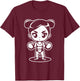 Funny Boxing Girl Sparring for Girls T-Shirt - T-Shirt | Maroon
