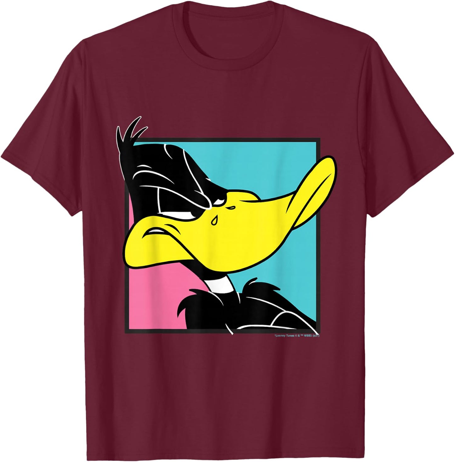 Looney Tunes Daffy Duck T-Shirt - T-Shirt | Maroon