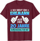 Ehemann 20. Hochzeitstag Porzellanhochzeit T-Shirt - T-Shirt | Maroon