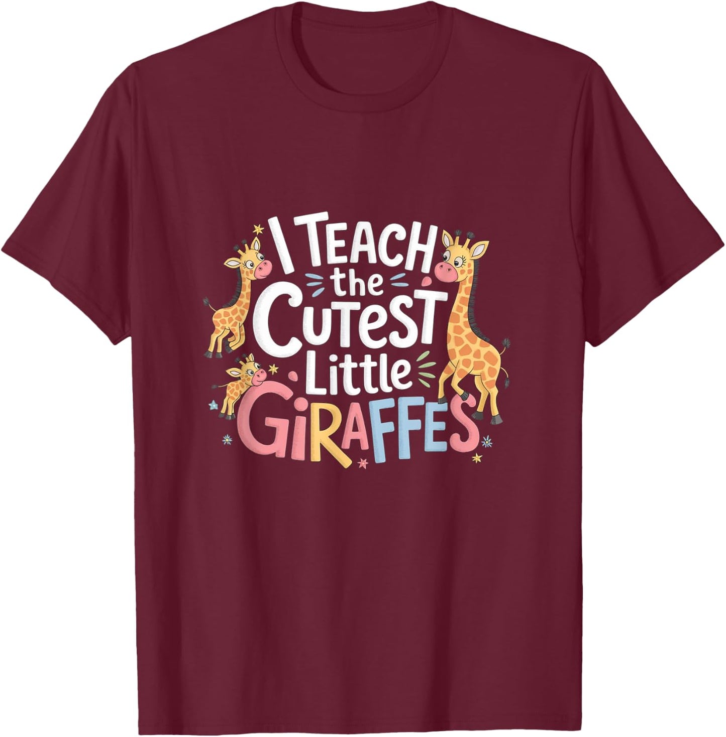 Funny Teacher School T-Shirt - T-Shirt | Maroon