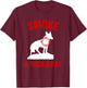 Smoke a Pack a Day Coyote Hunting Shirt T-Shirt - T-Shirt | Maroon