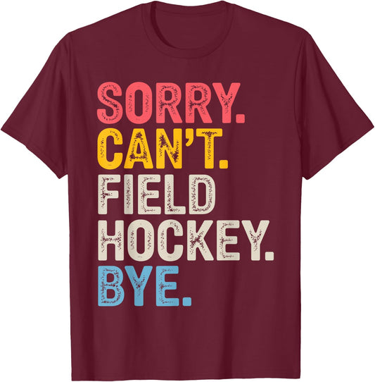 Field Hockey Art Women Kids Goalie Field Hockey T-Shirt - T-Shirt | Maroon