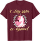 Big Sister Again Unicorn T-Shirt - T-Shirt | Maroon