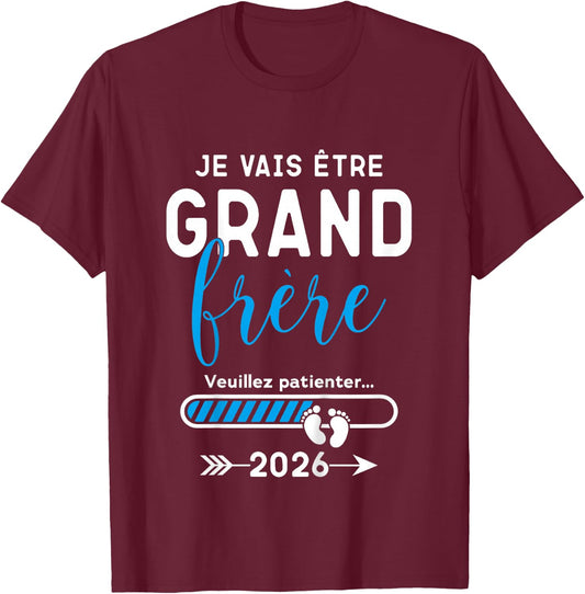 Child Future Big Brother 2026, I Will Be Big Brother T-Shirt - T-Shirt | Maroon