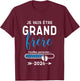 Child Future Big Brother 2026, I Will Be Big Brother T-Shirt - T-Shirt | Maroon