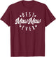 Best MawMaw Ever Modern Calligraphy Font Mother's Day MawMaw T-Shirt - T-Shirt | Maroon