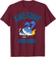 Secret life of Pets 2 - Awesome Snowball T-Shirt - T-Shirt | Maroon