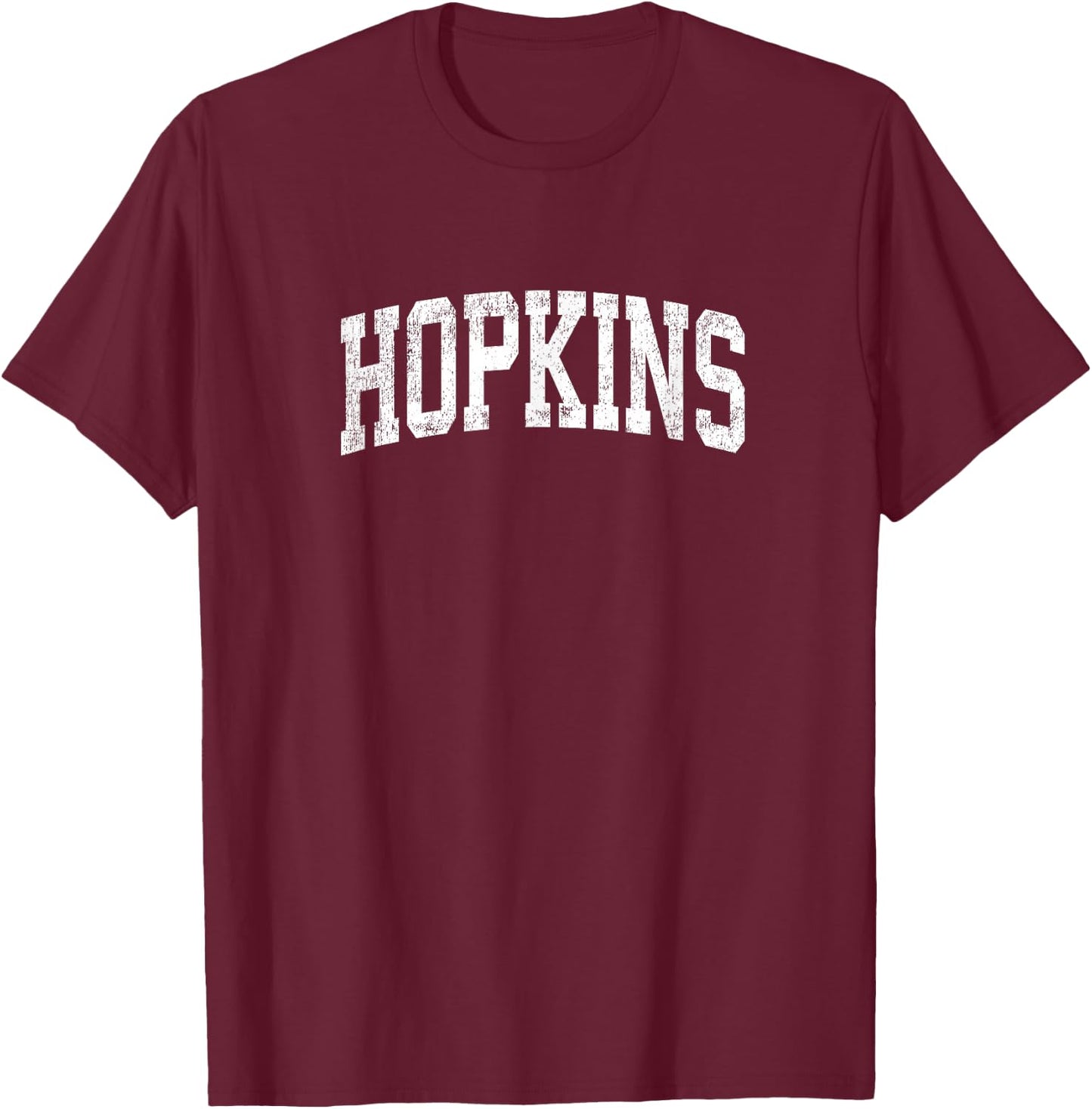 Hopkins Minnesota MN Vintage Athletic Sports Design T-Shirt - T-Shirt | Maroon