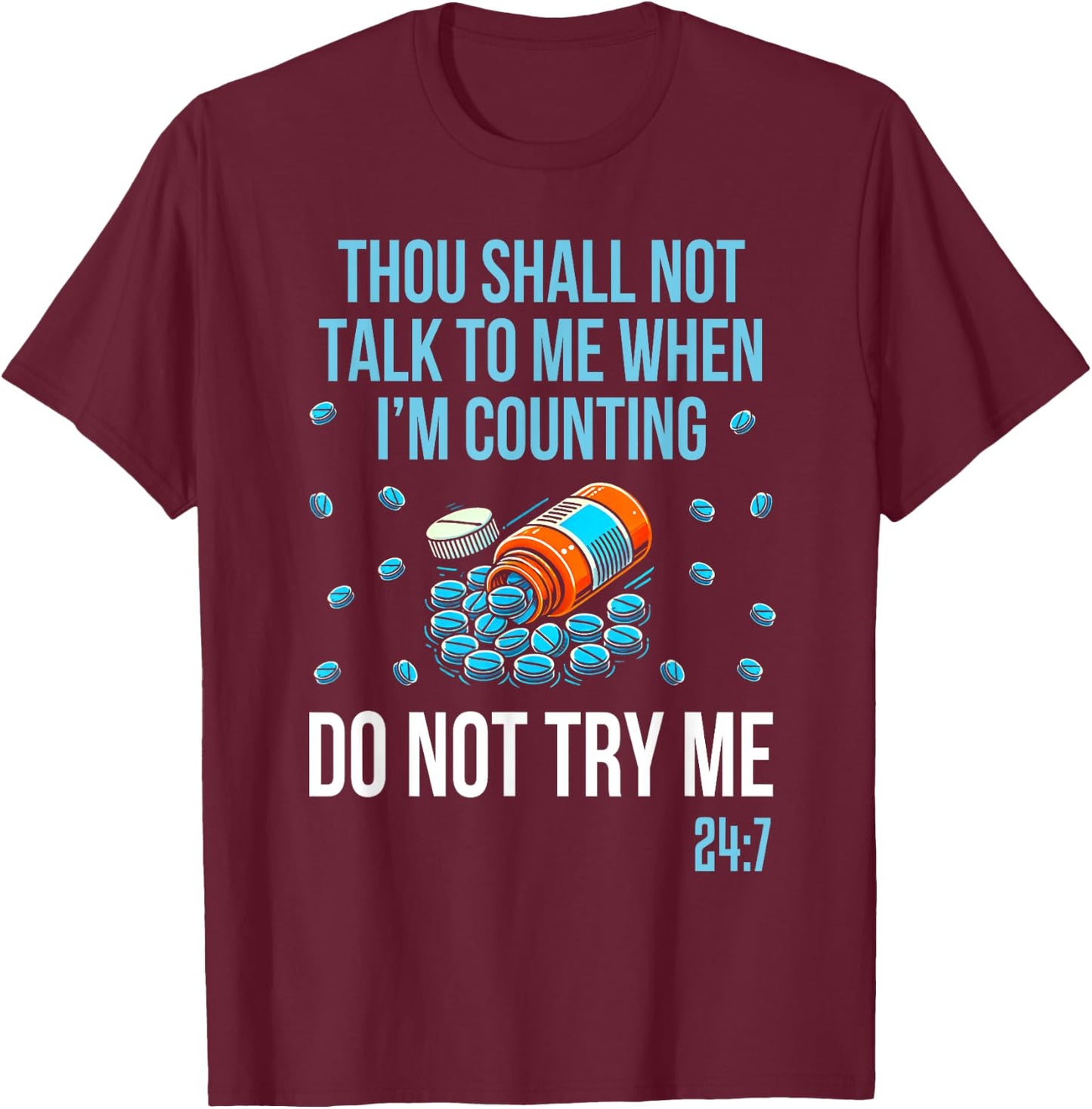 Pharmacist funny pharmacy tech T-Shirt - T-Shirt | Maroon