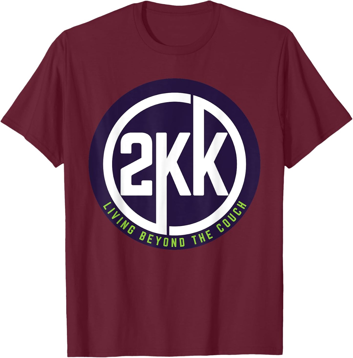 2KK logo 2024 design T-Shirt - T-Shirt | Maroon