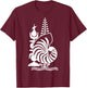 Kanak Emblem New Caledonia Gift, Black, S T-Shirt - T-Shirt | Maroon