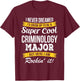 Criminology Major Funny Gift T-Shirt - T-Shirt | Maroon