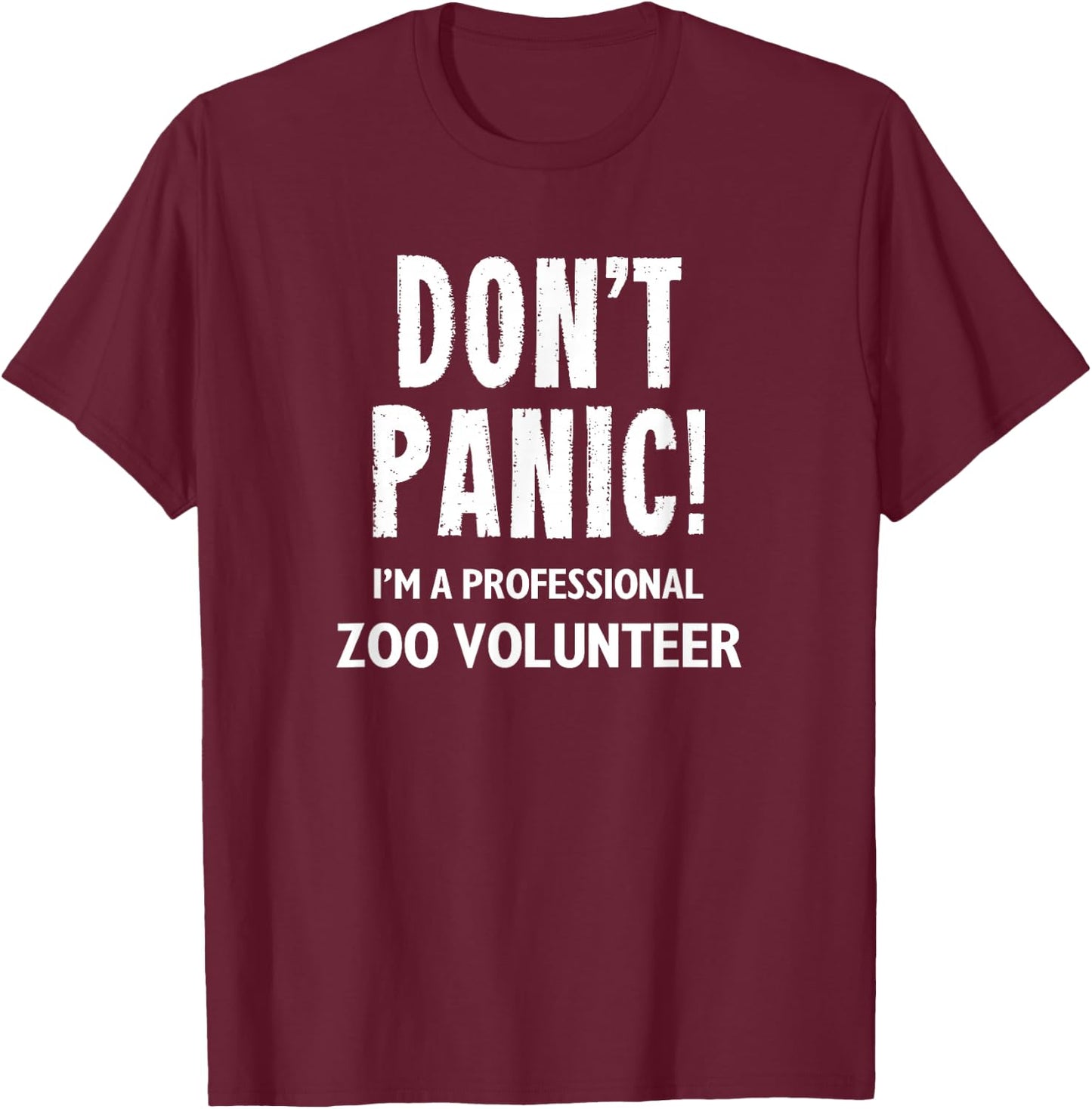 Zoo Volunteer T-Shirt - T-Shirt | Maroon