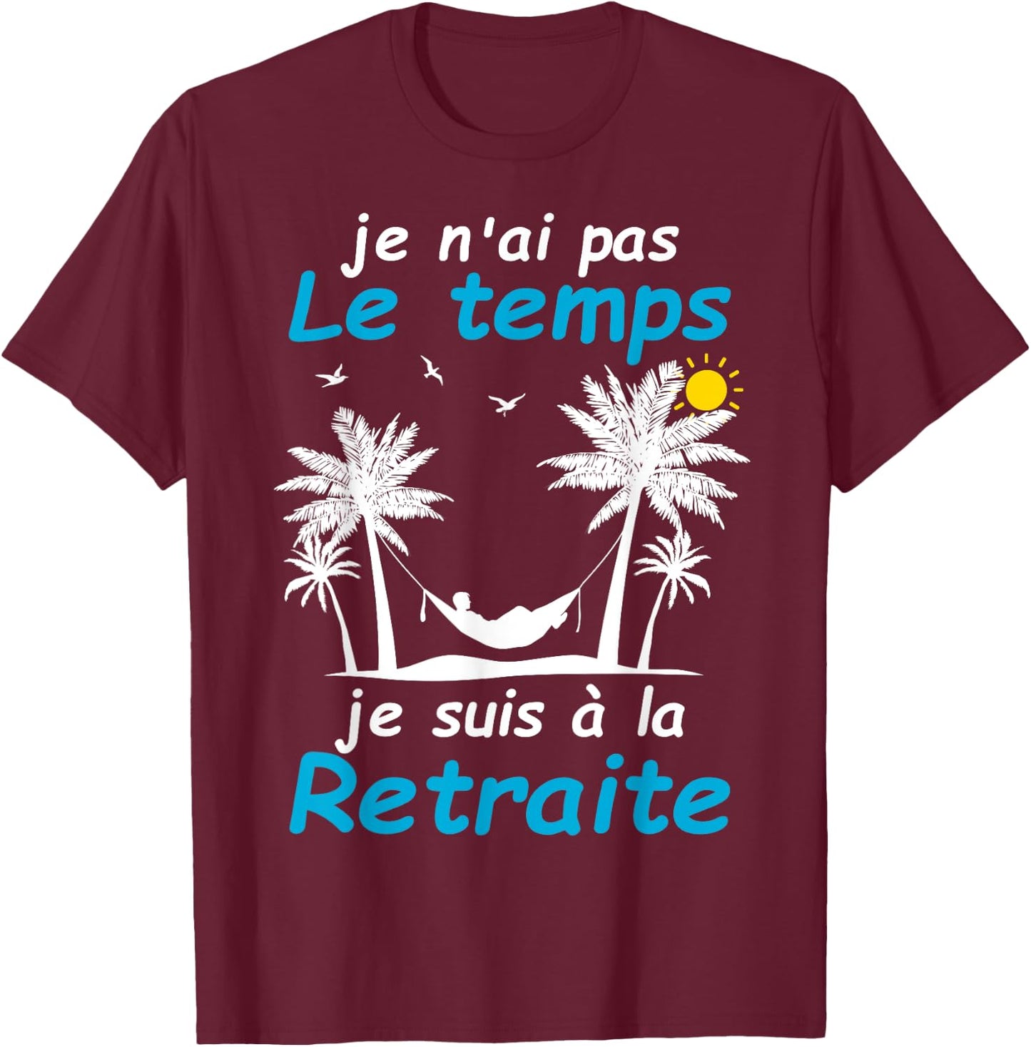 Retirement Gift Women Funny Retirement , Black, S T-Shirt - T-Shirt | Maroon